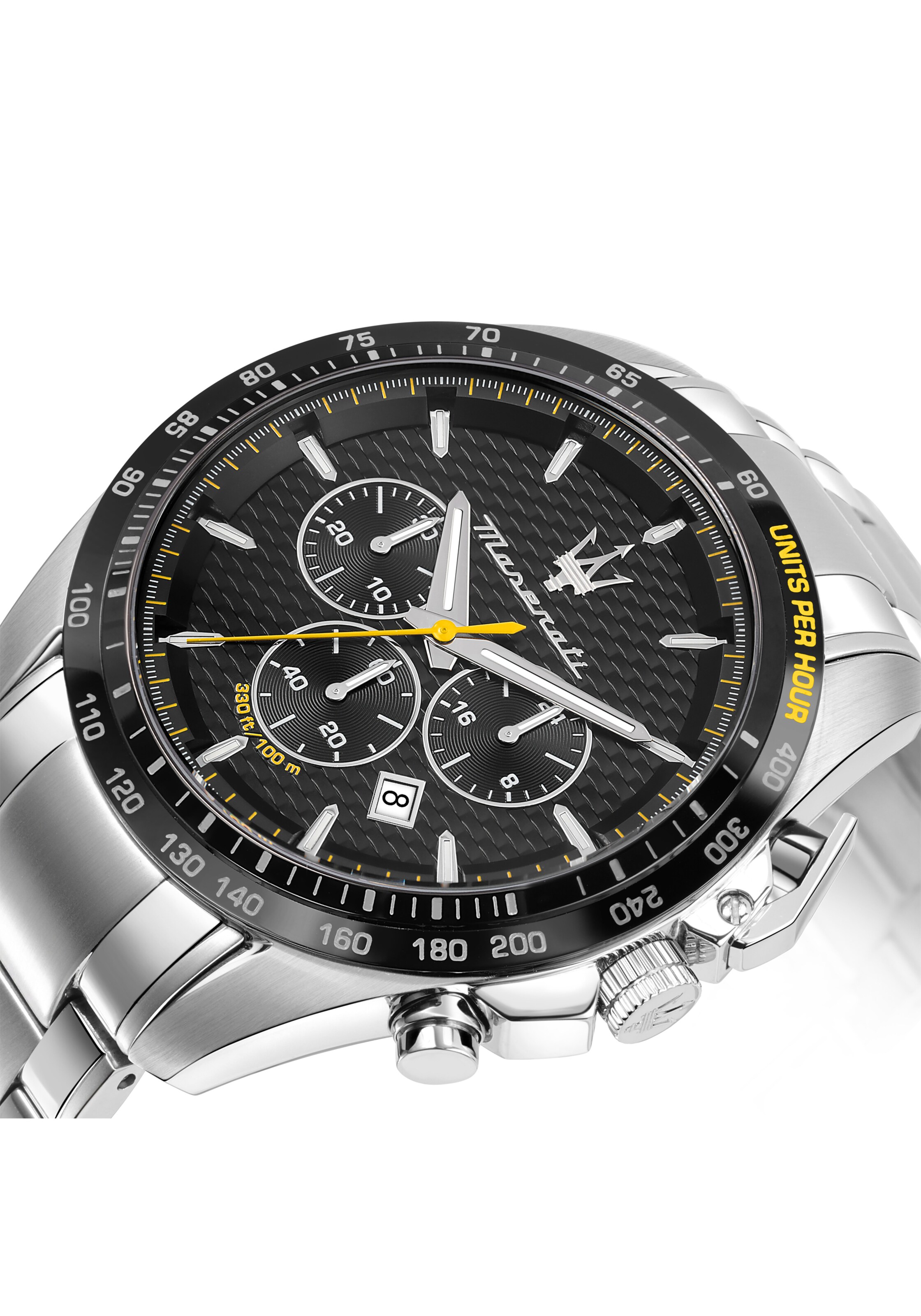 Maserati Analog Watch 'Traguardo' in Silver