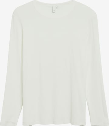 T-shirt QS en beige : devant