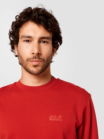 JACK WOLFSKIN Sweatshirt in Rot