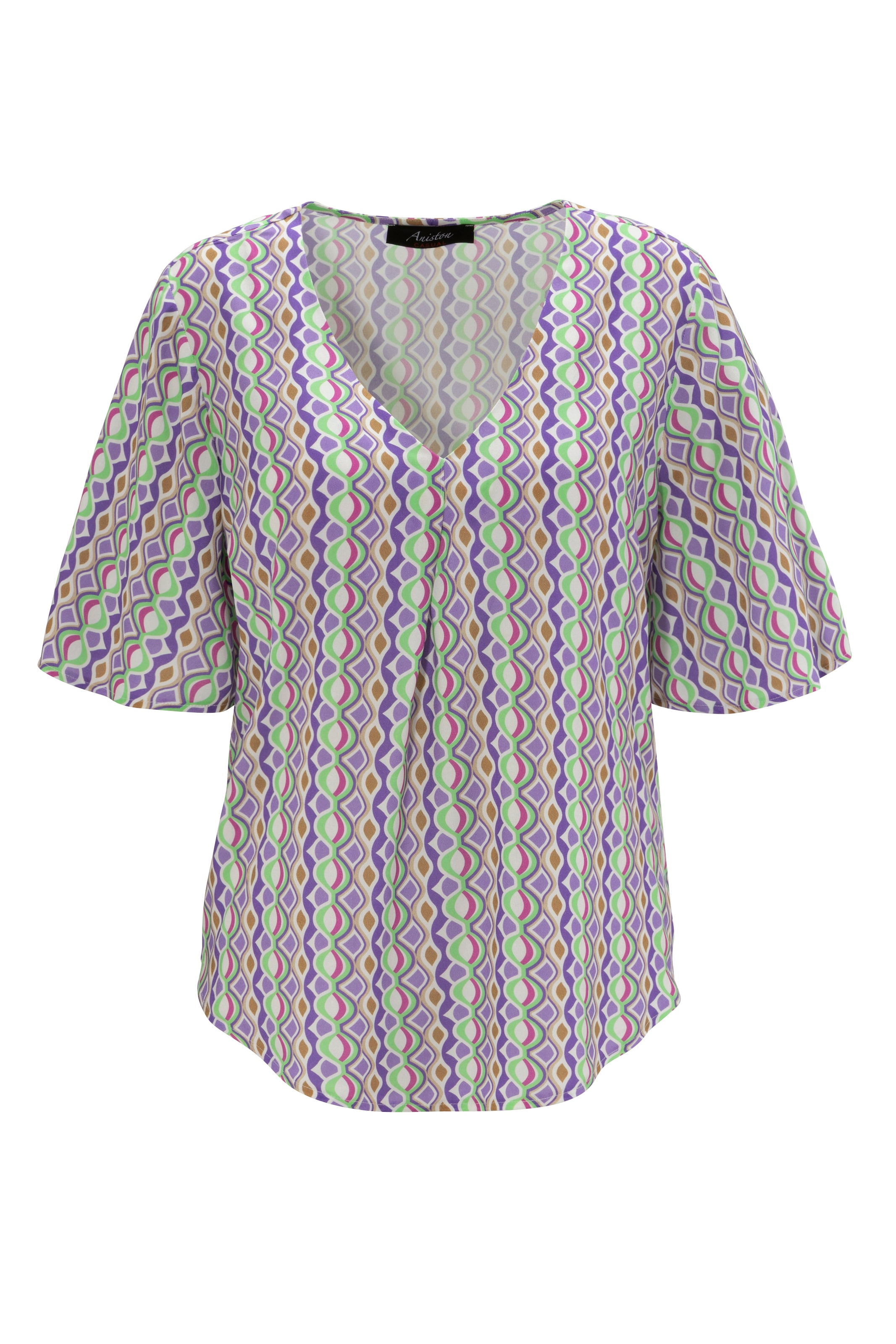 Aniston CASUAL Bluse in Mischfarben: Vorderseite