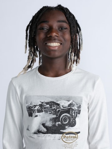 T-Shirt 'Urbana' Petrol Industries en blanc