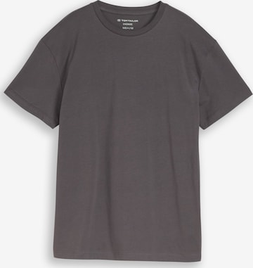 T-Shirt TOM TAILOR en gris : devant