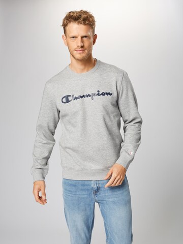 Sweat-shirt Champion Authentic Athletic Apparel en gris : devant