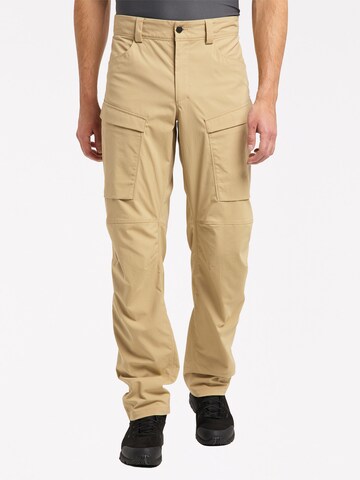 Haglöfs Regular Outdoor Pants 'Mid Fjord' in Brown: front