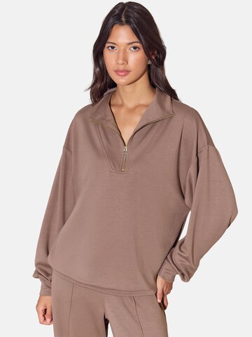 Osia - Sudadera en marrón: frente