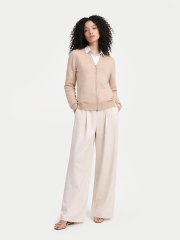 GOBI Cashmere Strickjacke 'Women's Essential Cashmere Full-Zip Cardigan'‌‌ in Beige