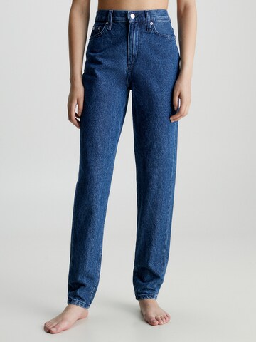 Calvin Klein Jeans - Loosefit Vaquero en azul: frente