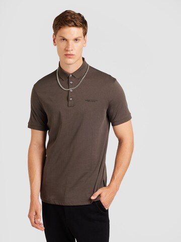ARMANI EXCHANGE Póló - barna: elől