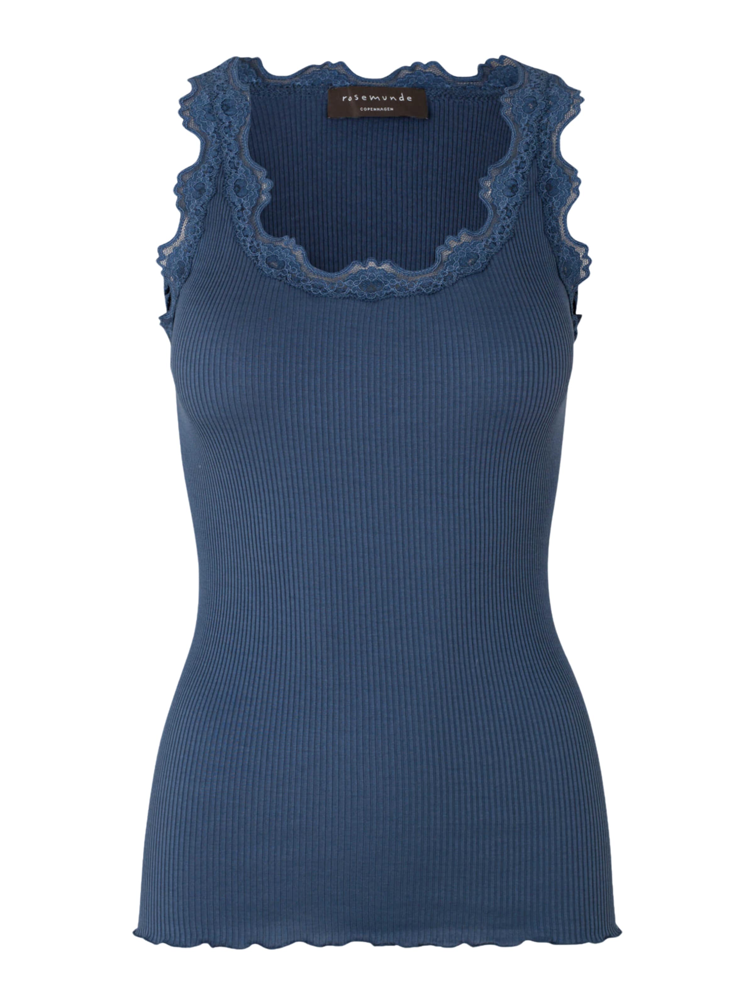 rosemunde - Top 'Babette' en azul: frente