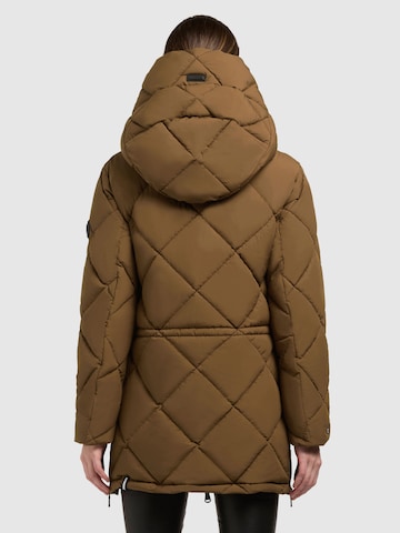 khujo Winter Jacket 'Charla ' in Brown