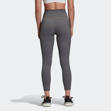 ADIDAS SPORTSWEAR Skinny Sportovní kalhoty – šedá