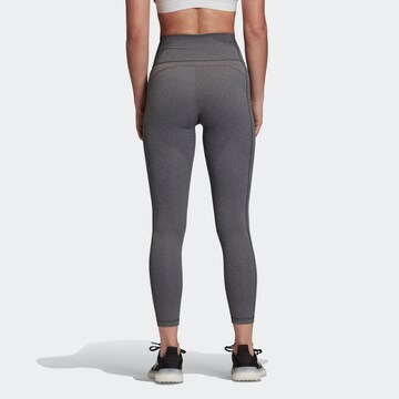 ADIDAS SPORTSWEAR Skinny Sportbroek in Grijs