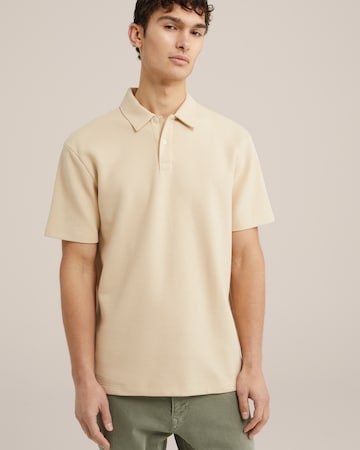 T-Shirt WE Fashion en beige : devant