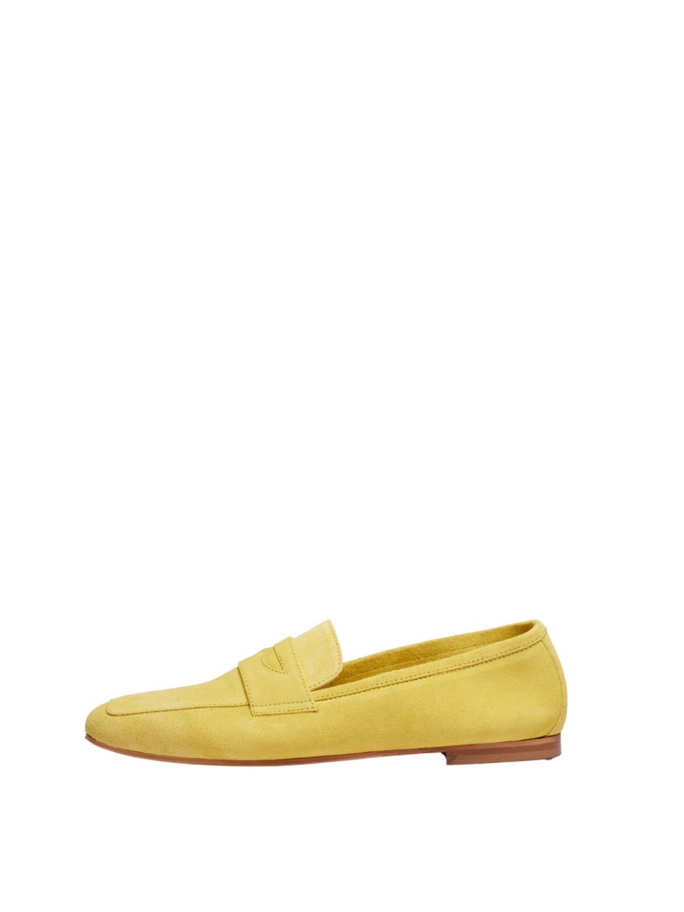 Flarelle Moccasin 'Sole di Viale' in Yellow: front