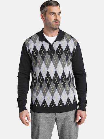 Pull-over 'Earl Jerry' Charles Colby en gris : devant