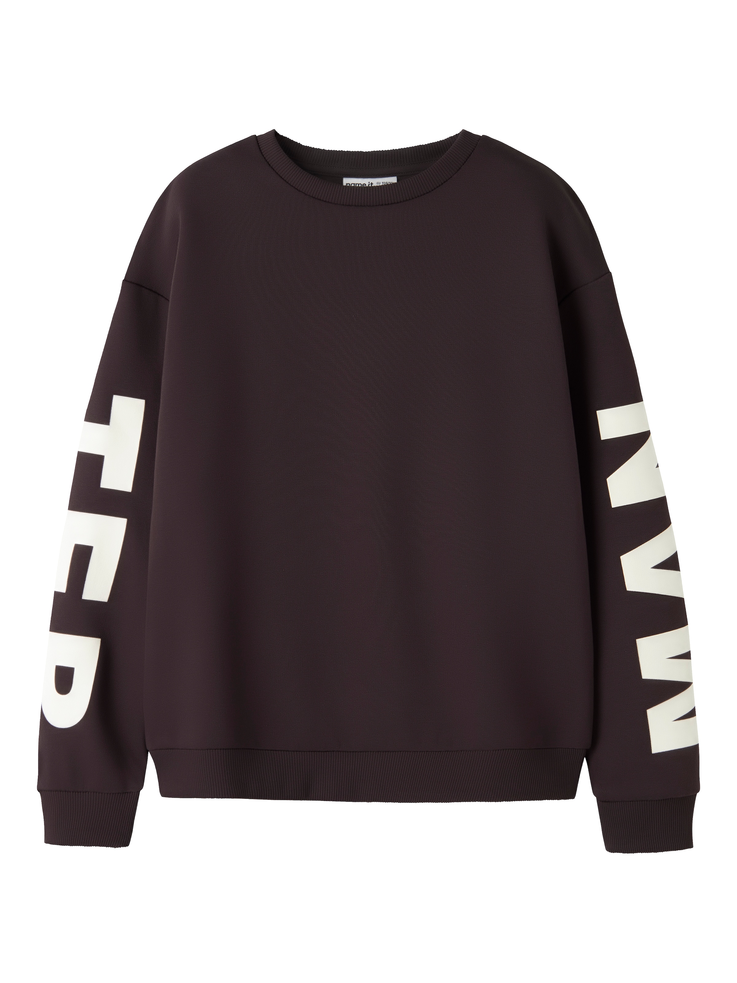 NAME IT Sweatshirt 'NKFNOKKI' in Brown: front
