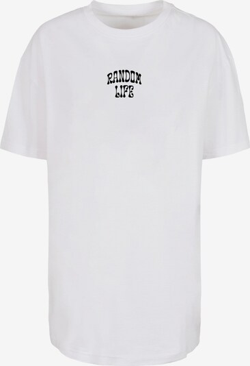 Merchcode Shirt 'Random Life' in hellblau / pink / schwarz / weiß, Produktansicht
