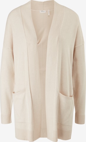 Cardigan s.Oliver BLACK LABEL en beige : devant