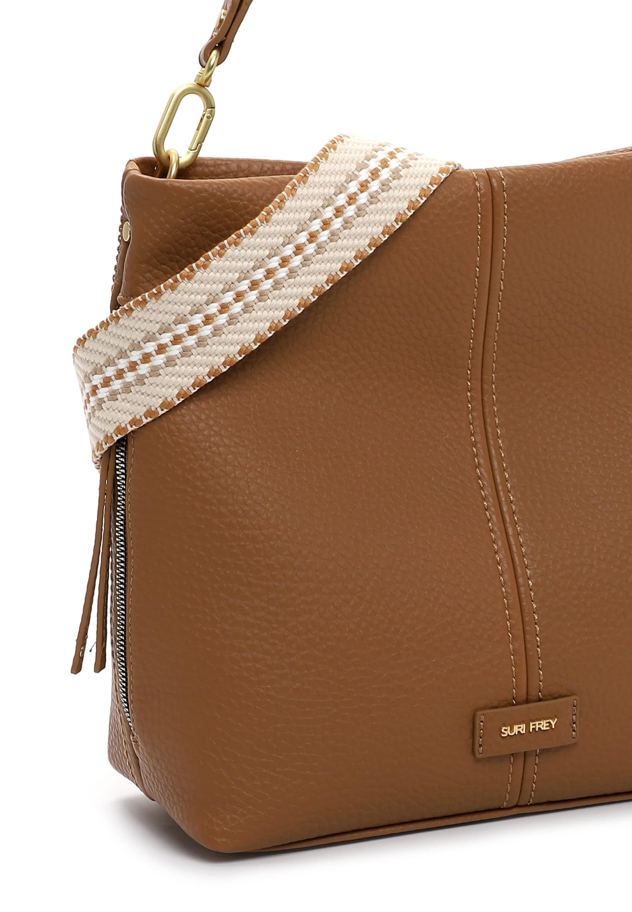 Suri Frey Skuldertaske 'Gray' i brun