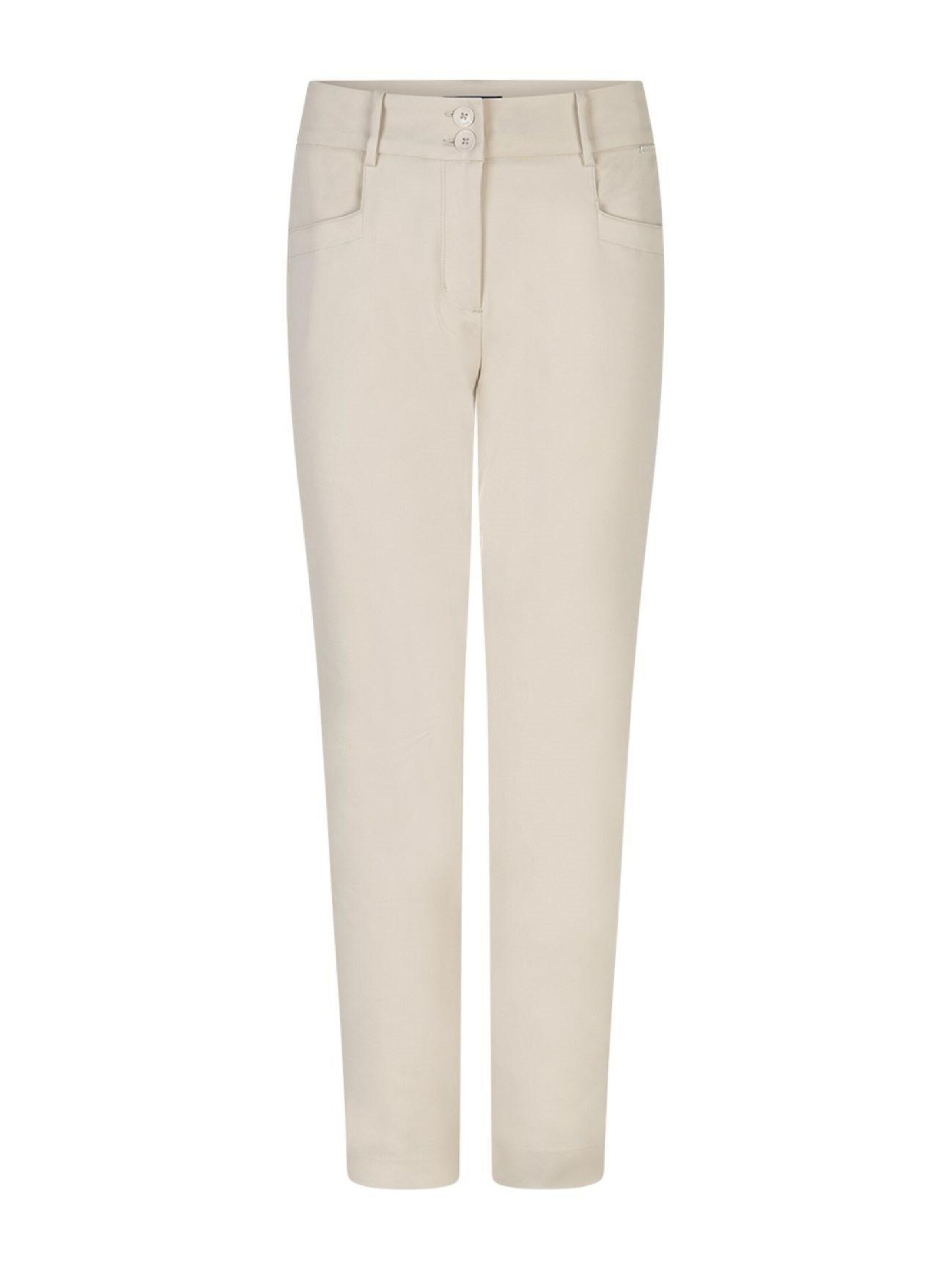 Red Button Regular Chino 'Red Button Diana L28 Kit' in Beige: voorkant