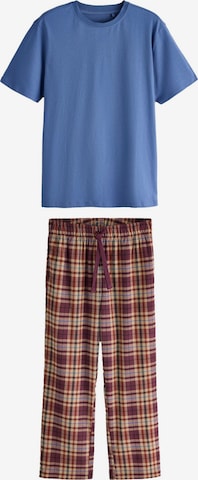 Next Pyjamas lång i blå: framsida