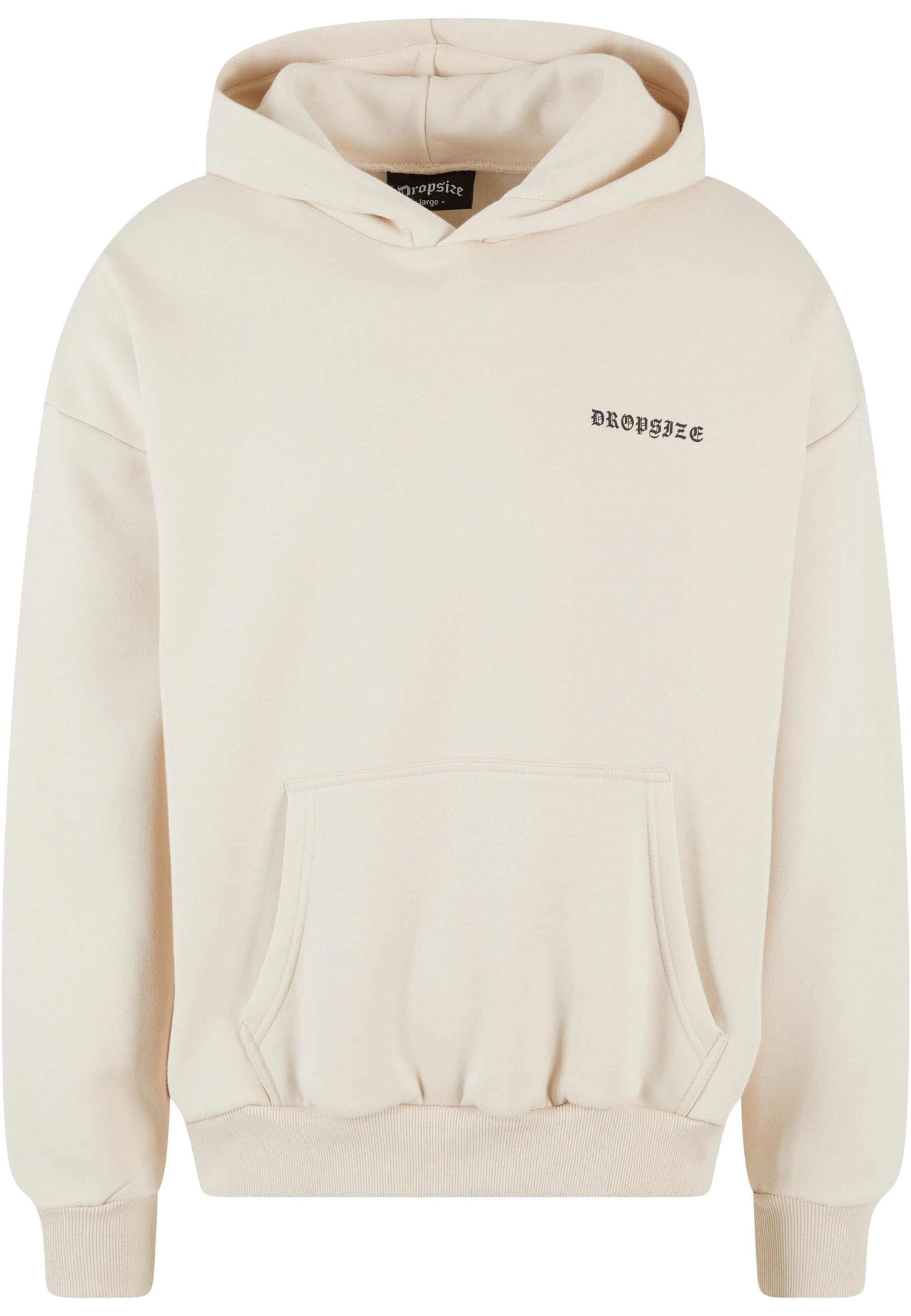 Dropsize Sweatshirt 'Circle' in Beige: Vorderseite