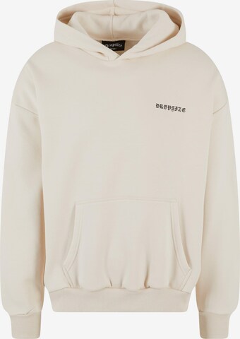 Dropsize - Sweatshirt 'Circle' em bege: frente