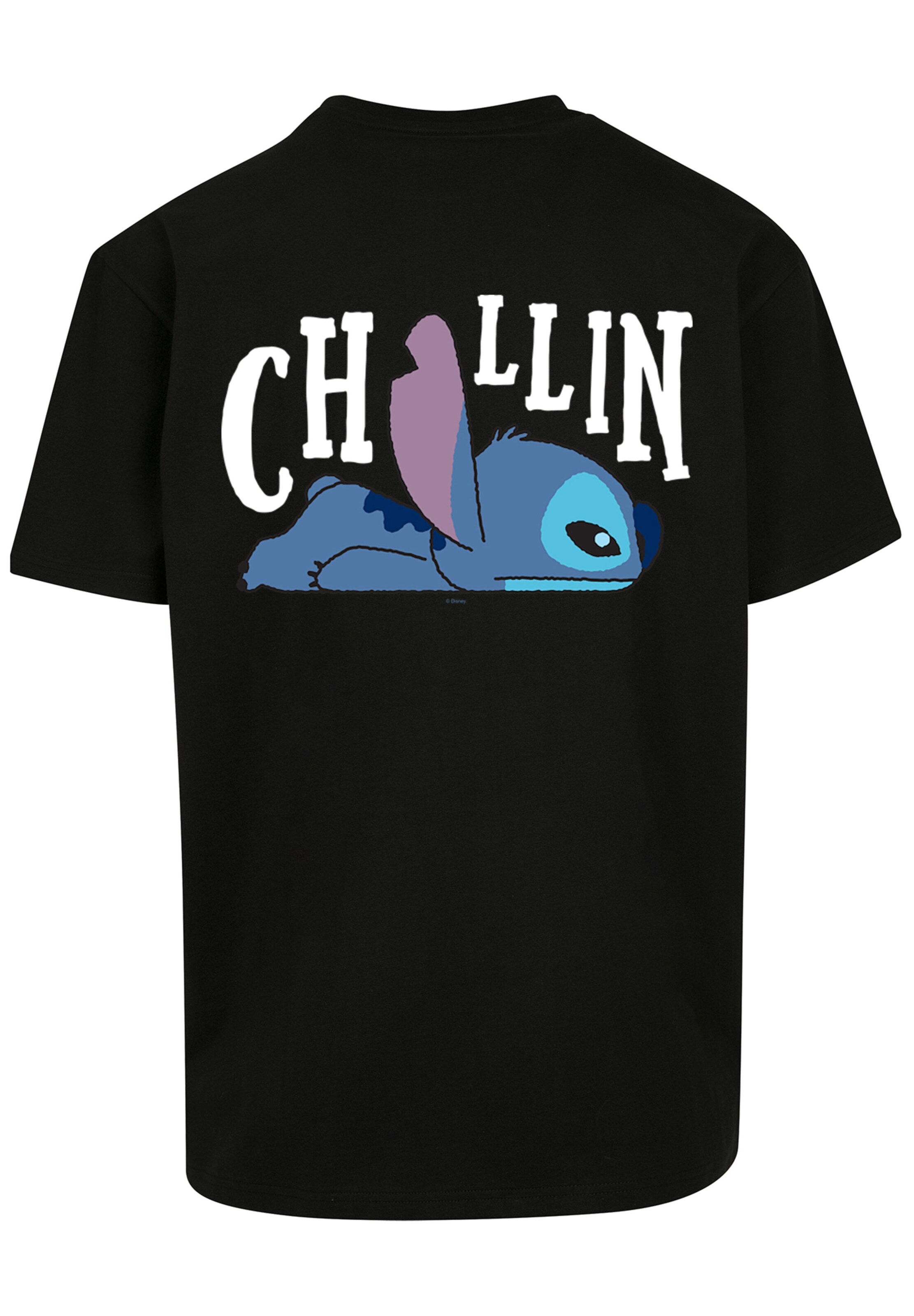 T-Shirt 'Disney Lilo And Stitch' F4NT4STIC en noir