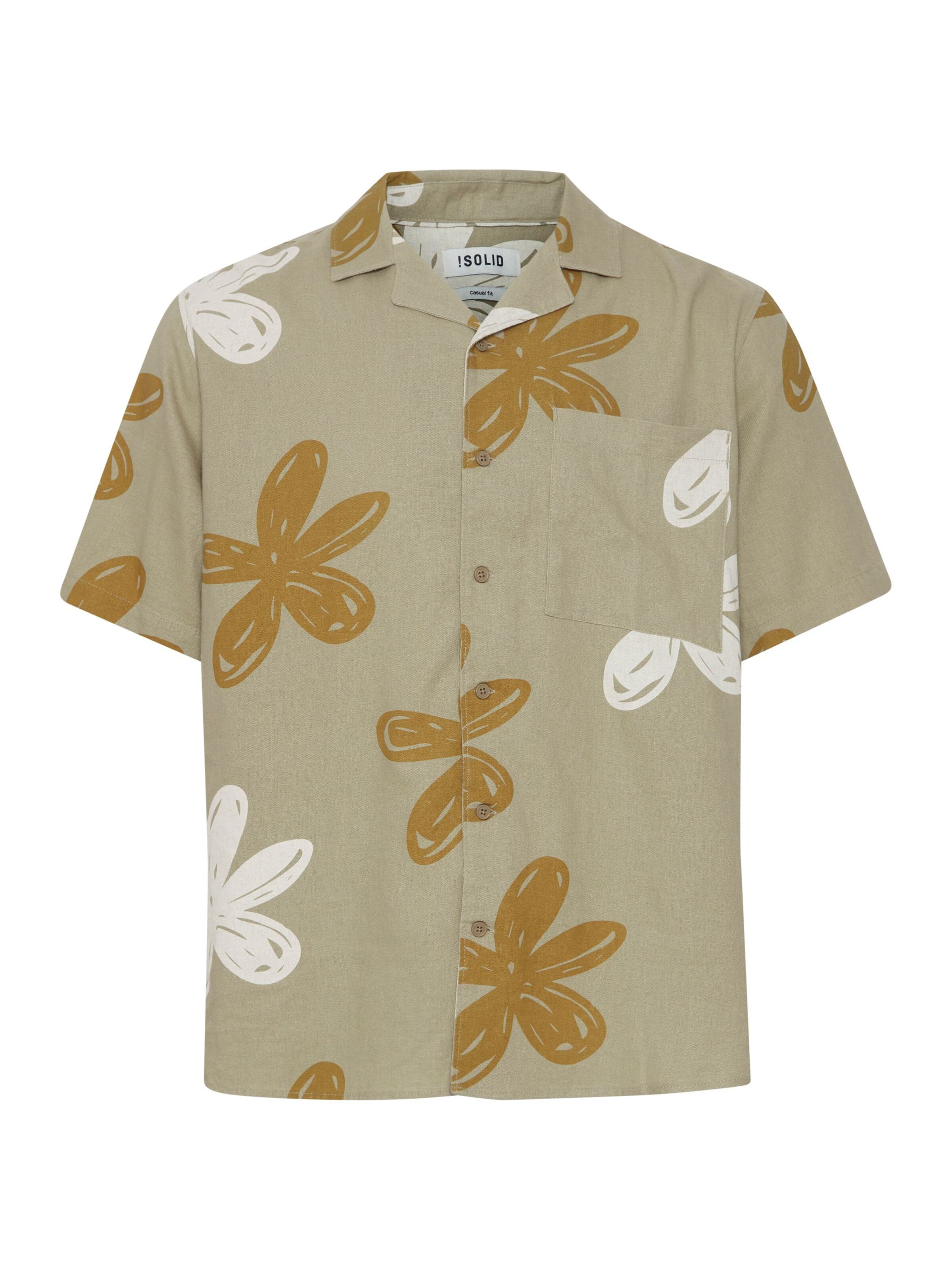 !Solid Overhemd 'IMAD' in Beige: voorkant