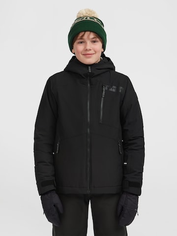 O'NEILL Outdoorová bunda – černá: přední strana