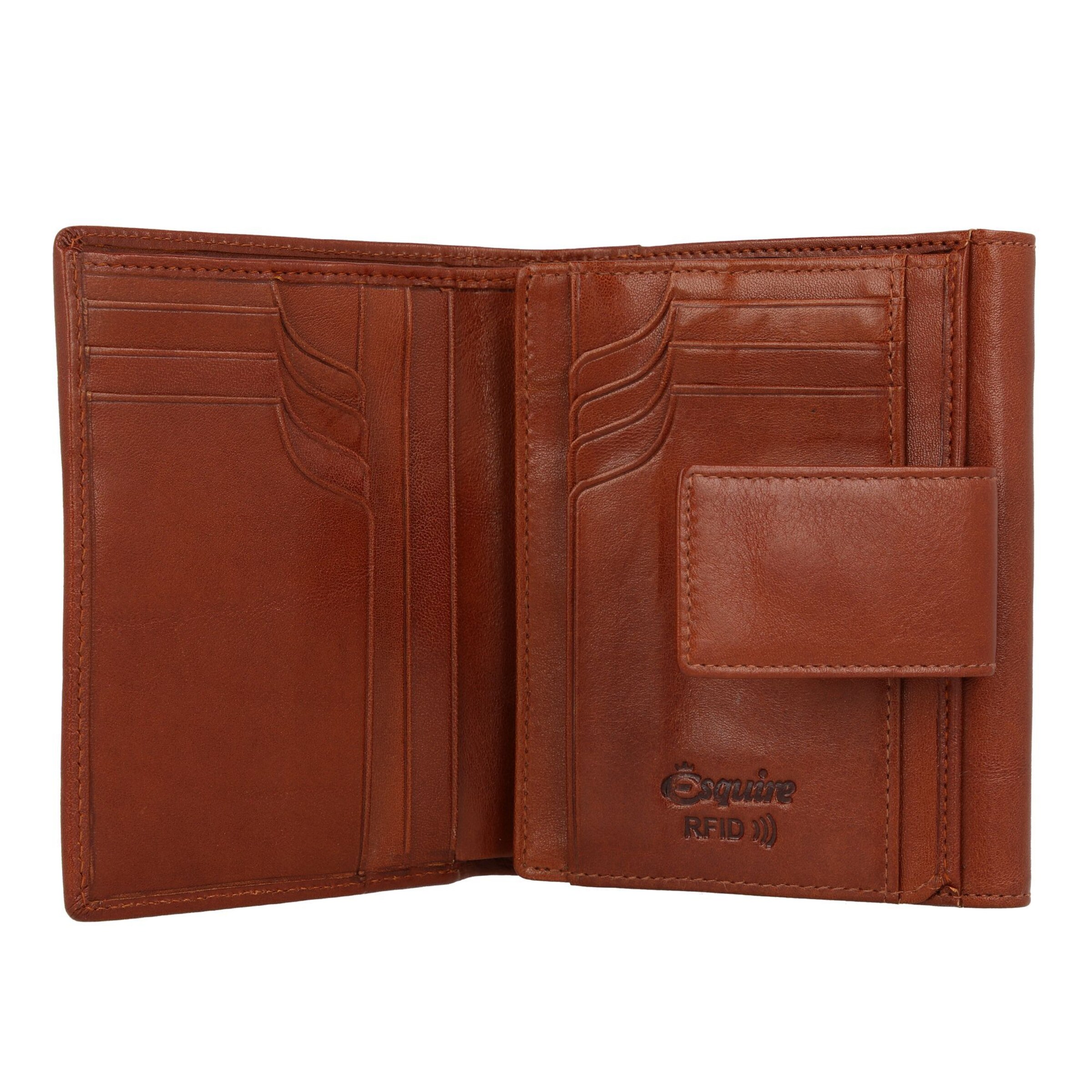 Esquire Portemonnee 'Toscana' in Bruin