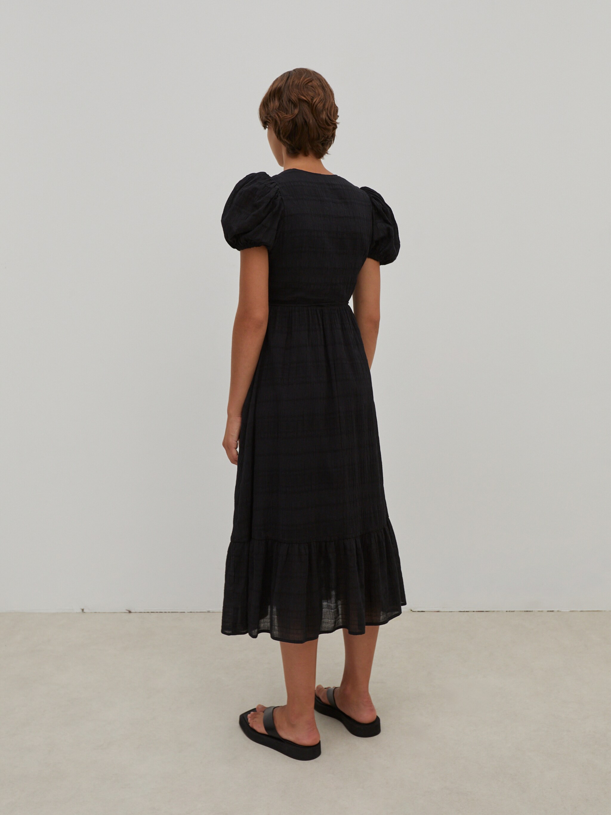 EDITED Producten Jurk 'Myra' Zwart