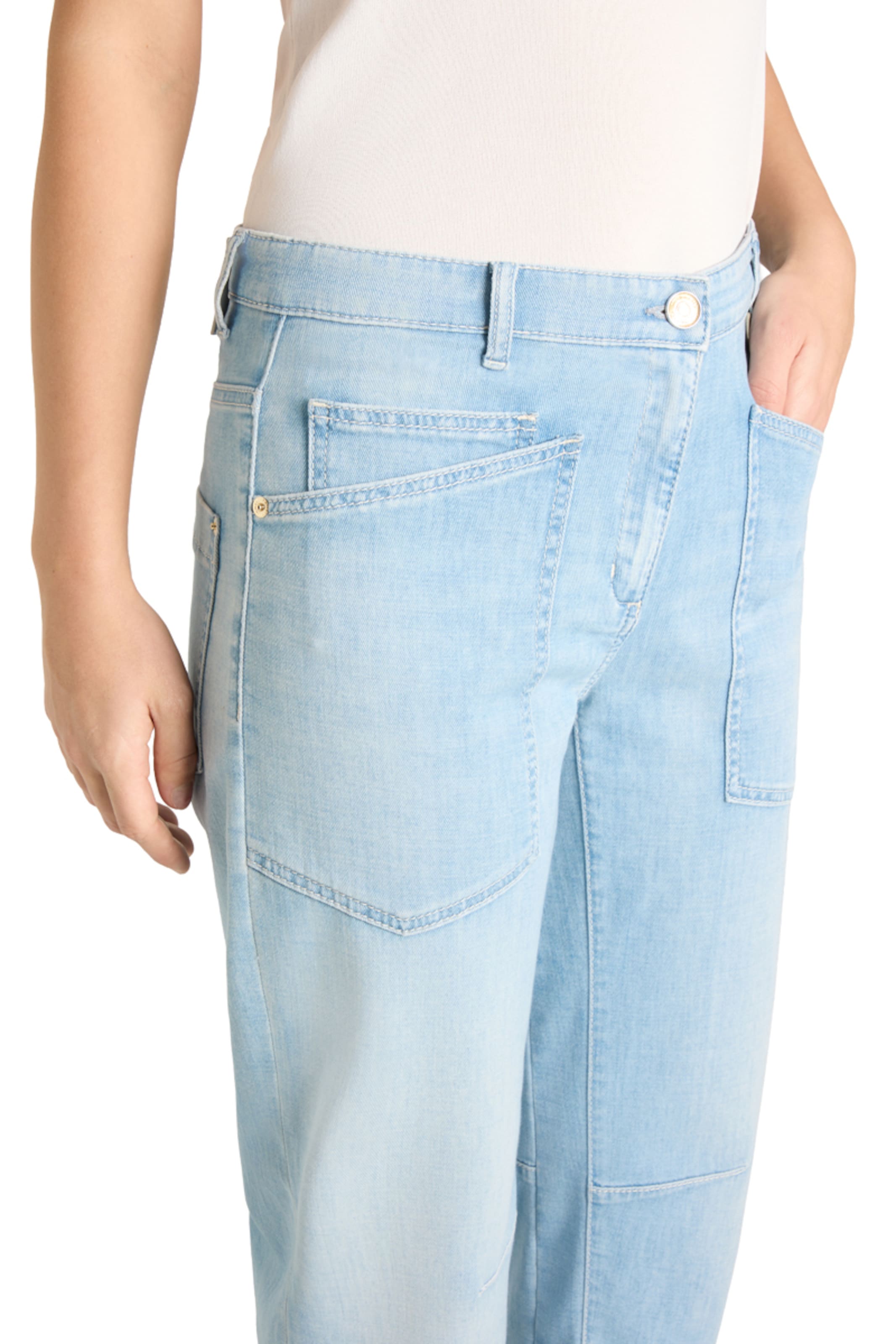 Cambio Regular Jeans 'Ocean' in Blauw