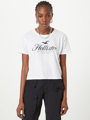 HOLLISTER T-Shirt in Weiß: Vorderseite