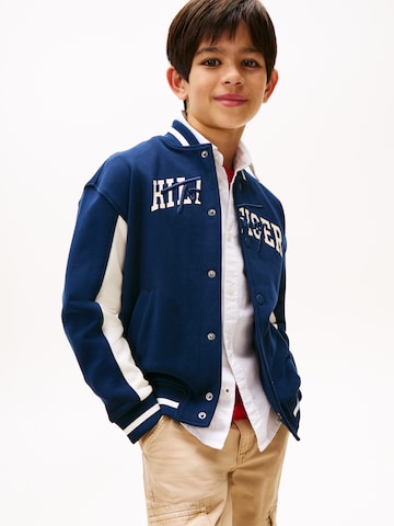 mėlyna TOMMY HILFIGER Demisezoninė striukė: priekis
