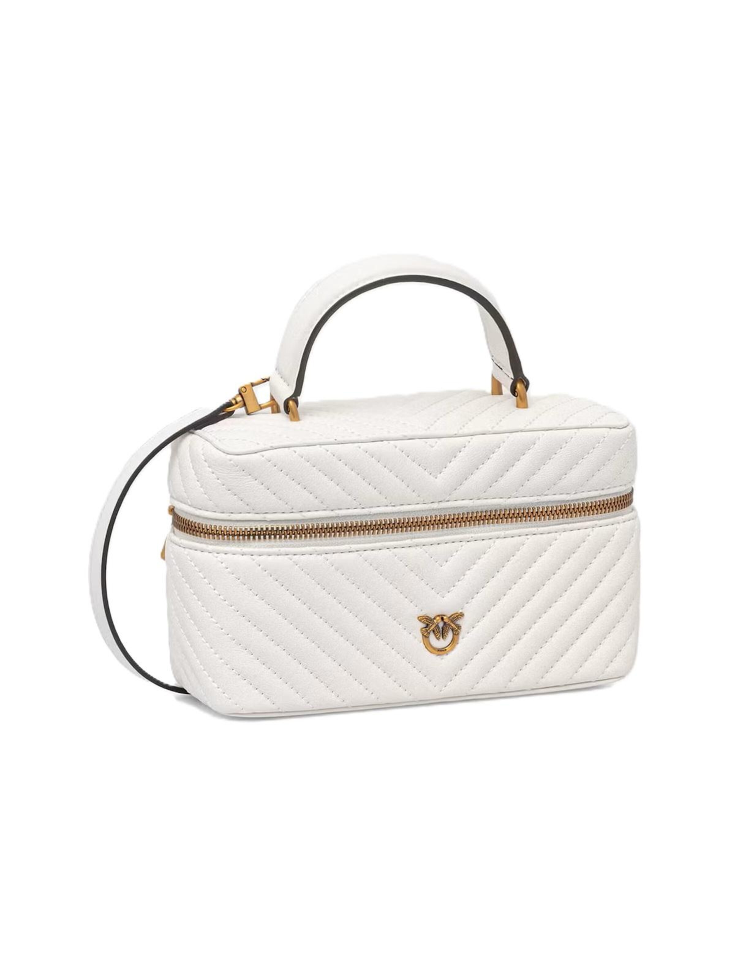 Borsa a mano '106382 A0GK' di PINKO in bianco