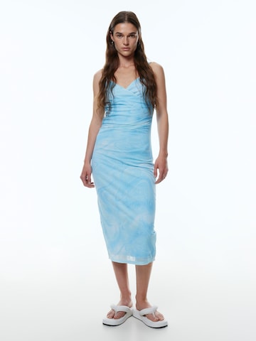 Robe 'Yasmina' EDITED en bleu : devant