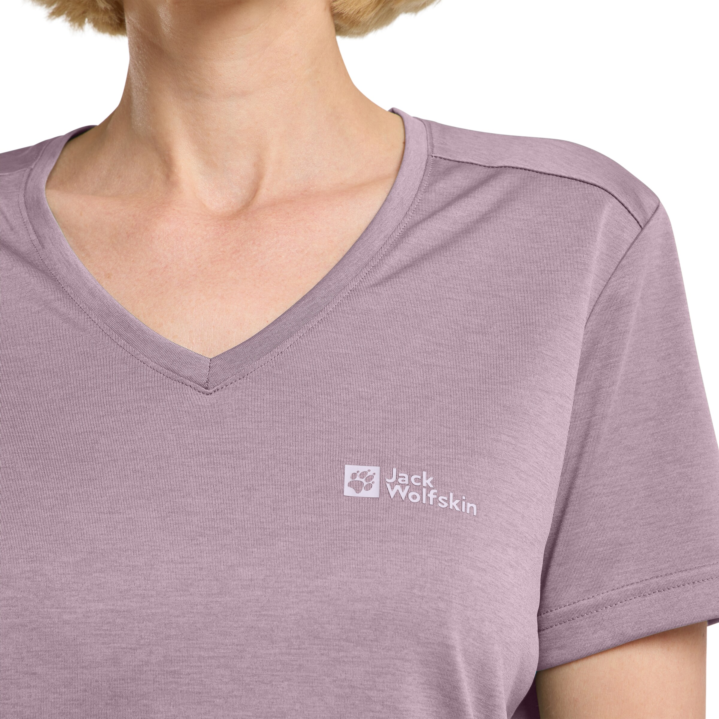 JACK WOLFSKIN Performance Shirt in Purple