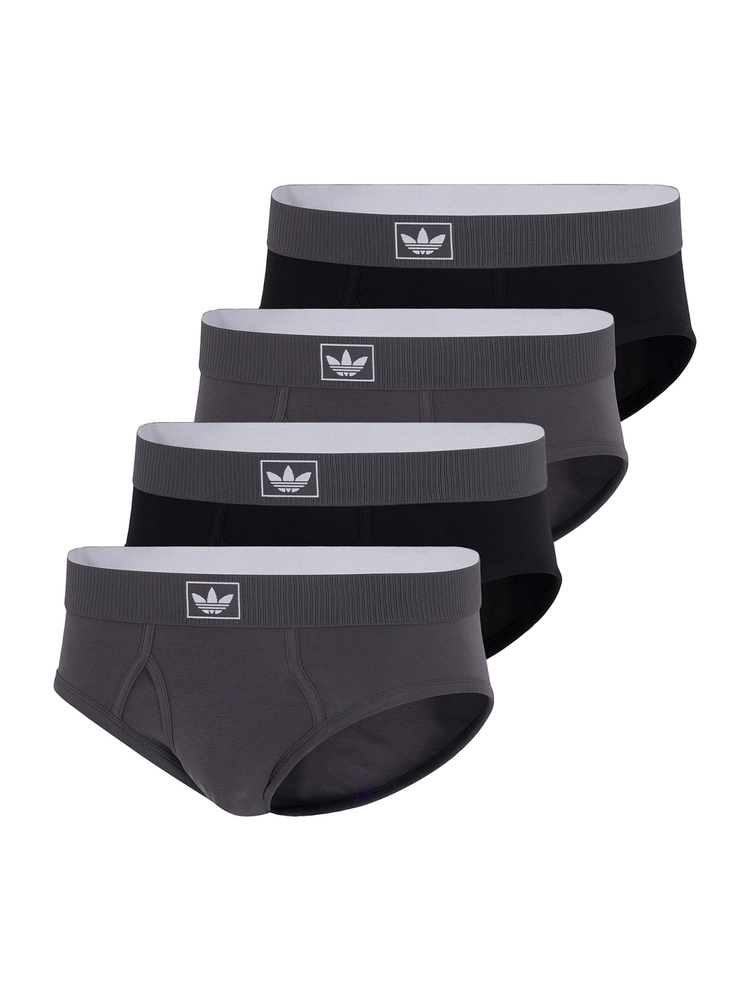 ADIDAS ORIGINALS Slip ' Comfort Cotton Rib ' in Grijs: voorkant