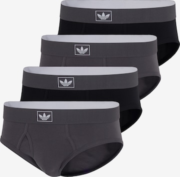 ADIDAS ORIGINALS Slip ' Comfort Cotton Rib ' in Grijs: voorkant