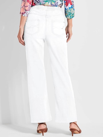 Goldner Wide leg Jeans in White