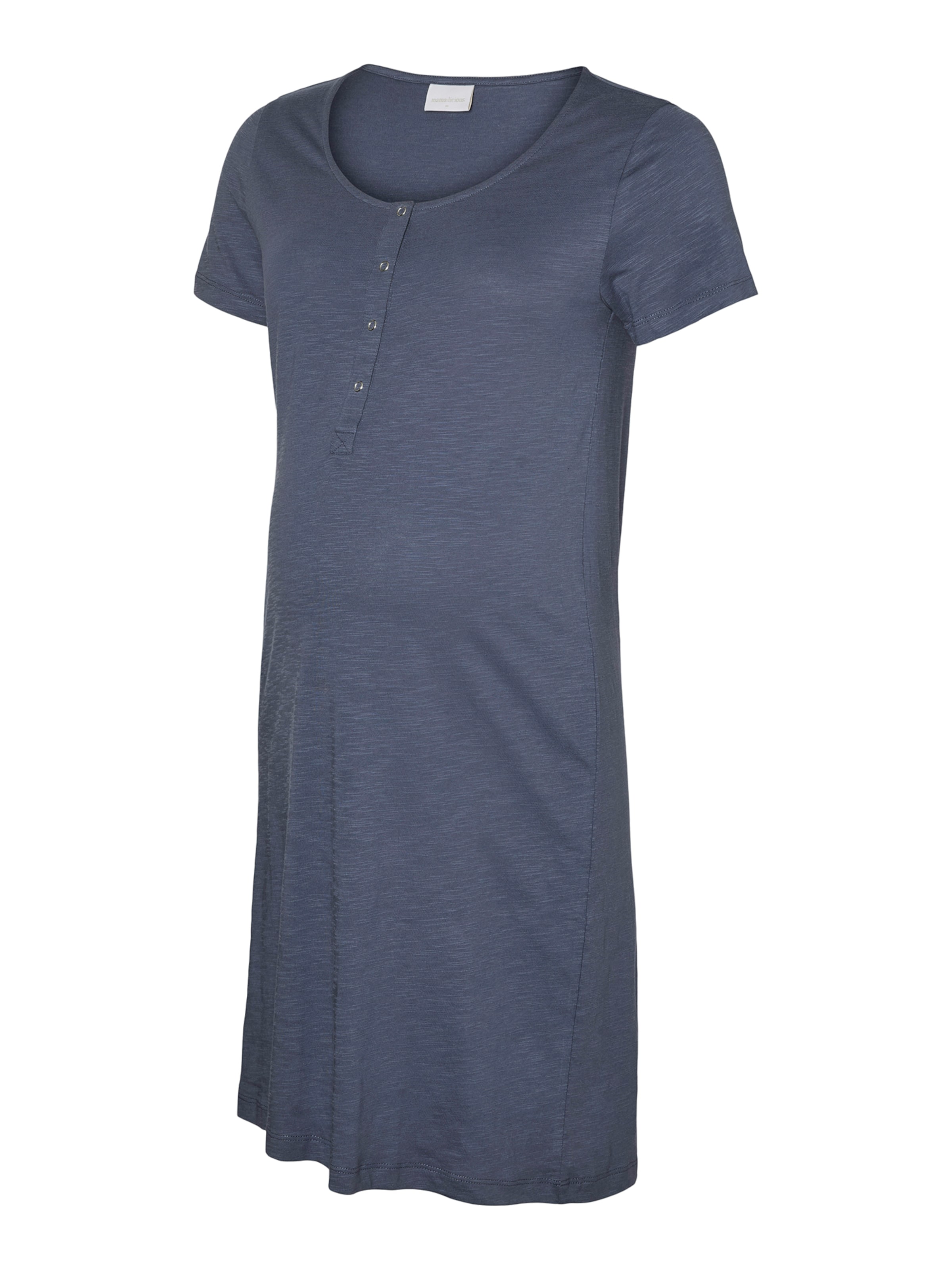 MAMALICIOUS Nightgown 'MLVIOLA LIA' in Blue: front