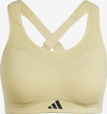 ADIDAS PERFORMANCE Спортивный бюстгальтер 'TLRDIM' в Желтый: спереди