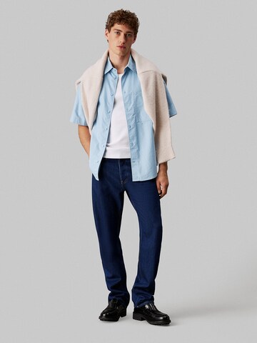 Coupe regular Chemise Calvin Klein Jeans en bleu