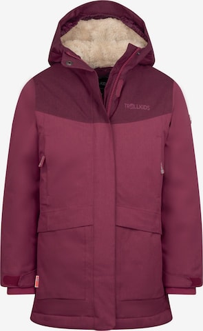 TROLLKIDS Winter Jacket in Brown: front