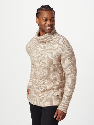 JOOP! Sweater 'Hairo' in Brown: front