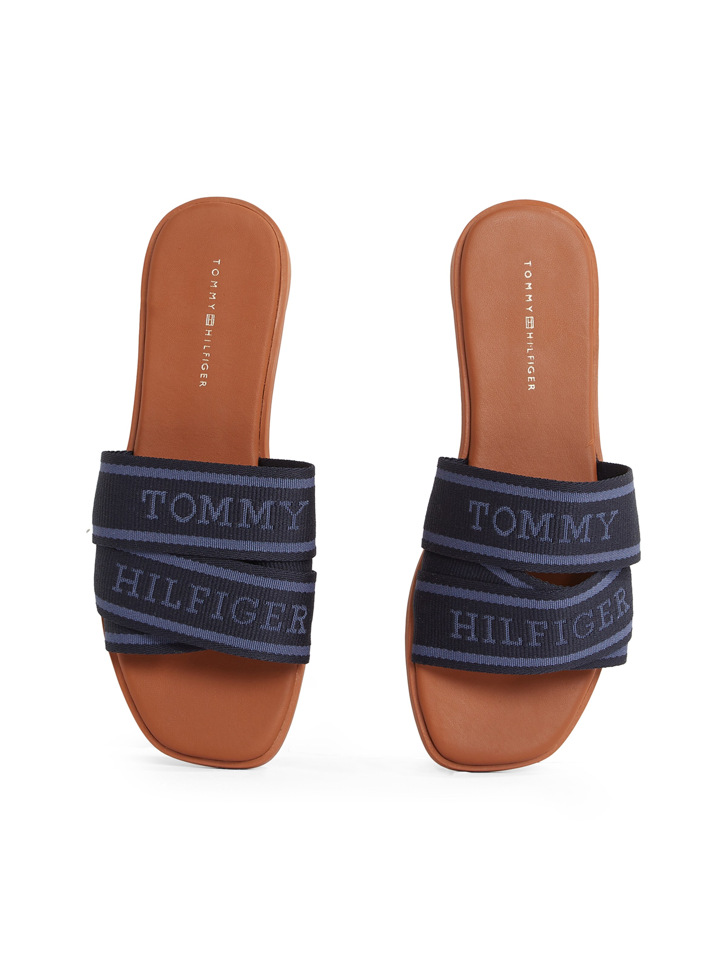 TOMMY HILFIGER Šľapky - Modrá
