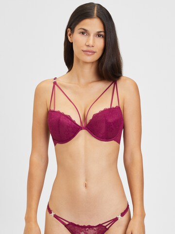 LASCANA Push-up Bra in Purple: front