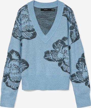 zils VERO MODA Džemperis 'VMFAIRLY': no priekšpuses