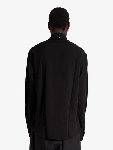 LOW BRAND Regular fit Button Up Shirt in Black